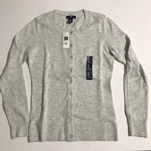 Gap Basic grey cardigan NWT